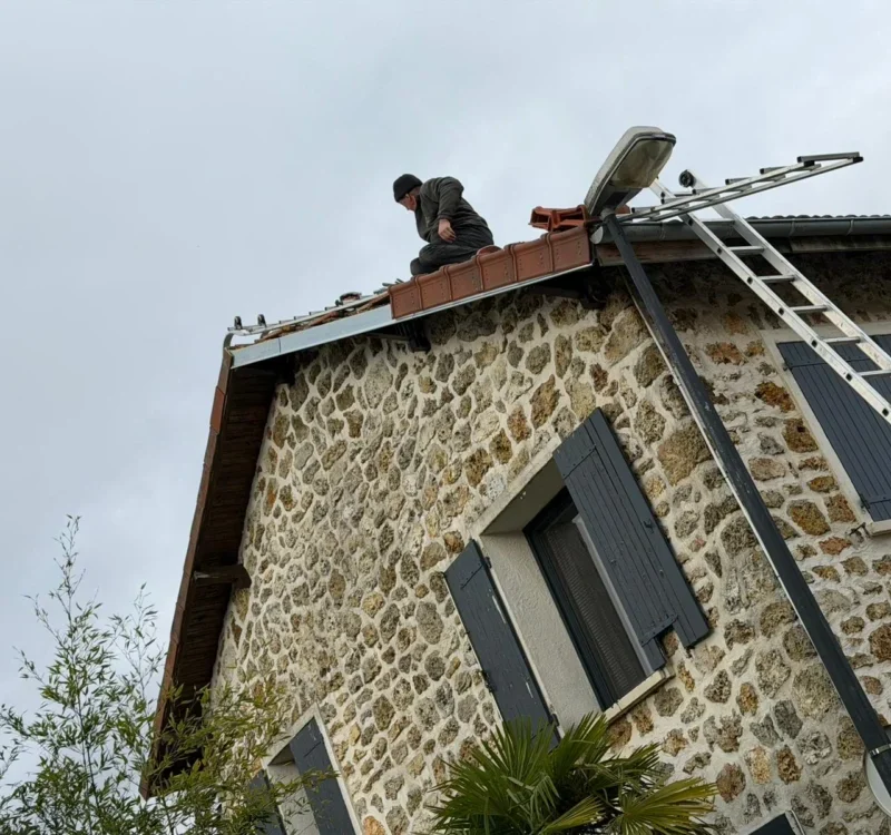 Changement de deux pans de rive et du faîtage Les Alluets a Les Alluets-le-Roi 78580 - realisation